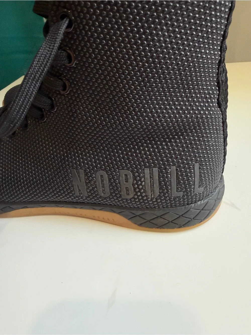NOBULL Outwork High-Top Black Trainers Shoes Women’s Size 8.5 / Men’s 7 Like New